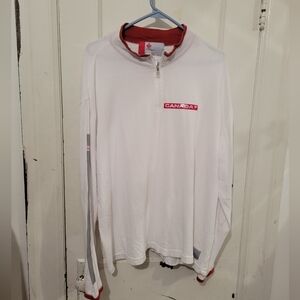 Roots Sydney 2000 Olympics Canada Quarter-Zip Pullover XXL